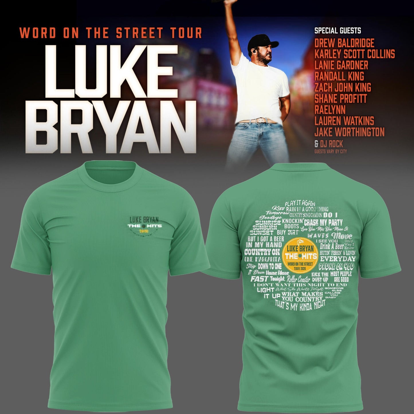 LB “Word On The Street Tour” 🎤🤠 Shirt