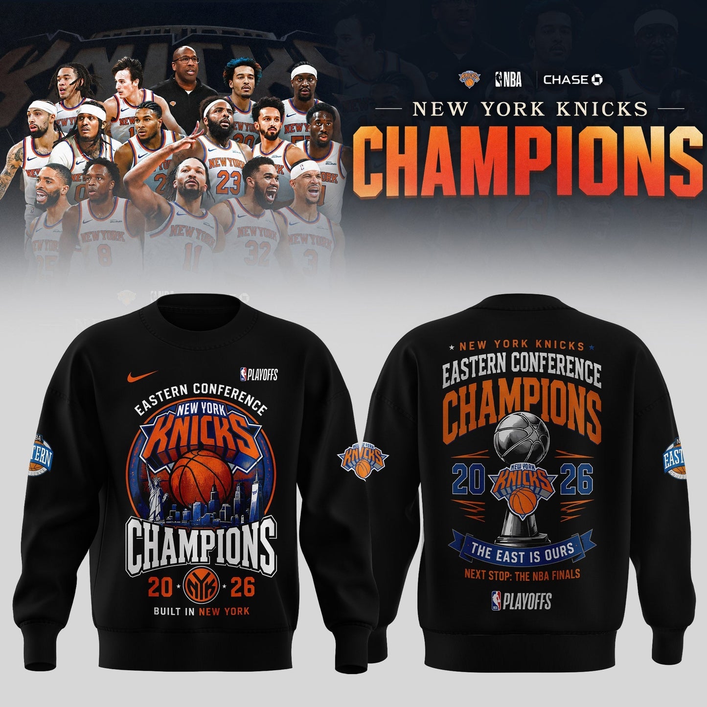 New York Knicks Eastern Conference Champions Sweater