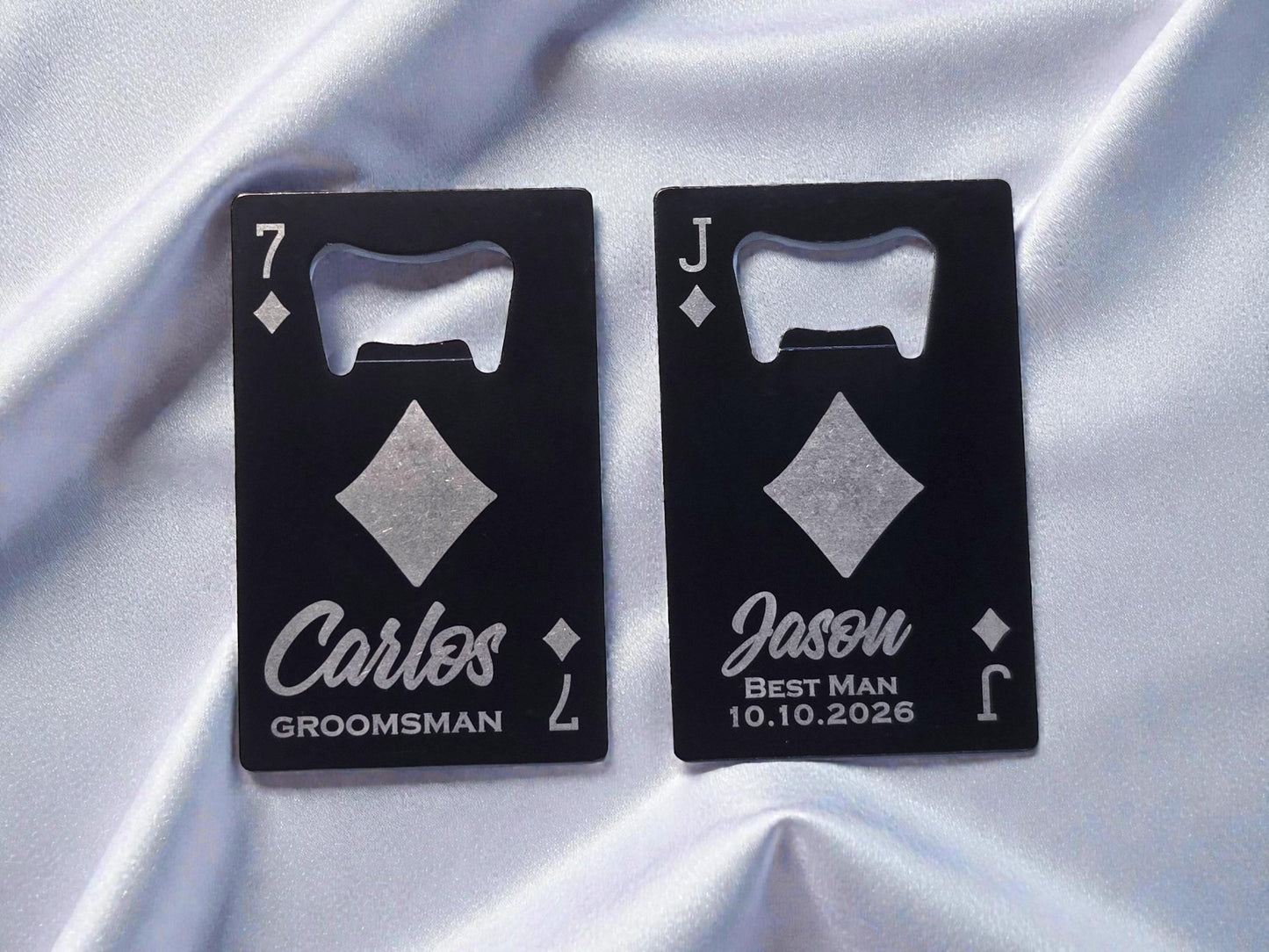 Magnetic Bottle Opener For Him, Playing Card Magnet Beer Openers, Custom Poker Player Gifts
