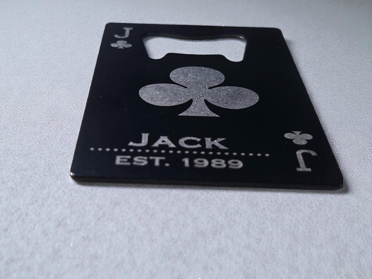 Magnetic Playing Card Bottle Opener, Magnet Beer Openers For Him, Personalized Poker Player Gifts