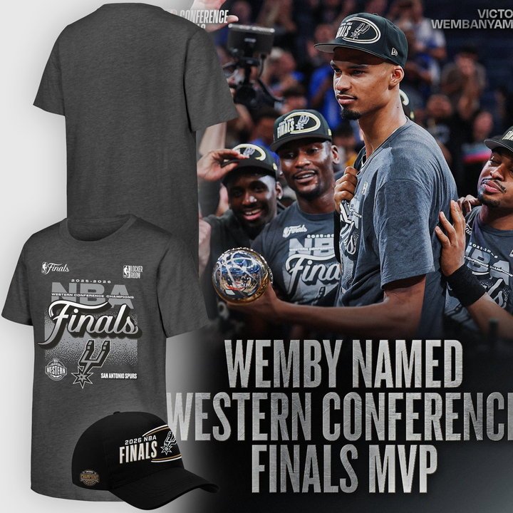 San Antonio Spurs 2026 NBA Western Conference Champions T-Shirt