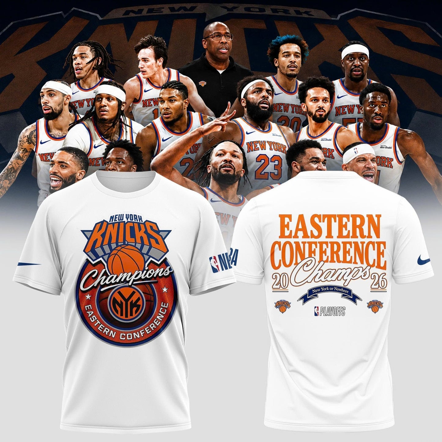New York Knicks Eastern Conference Champions Tshirt