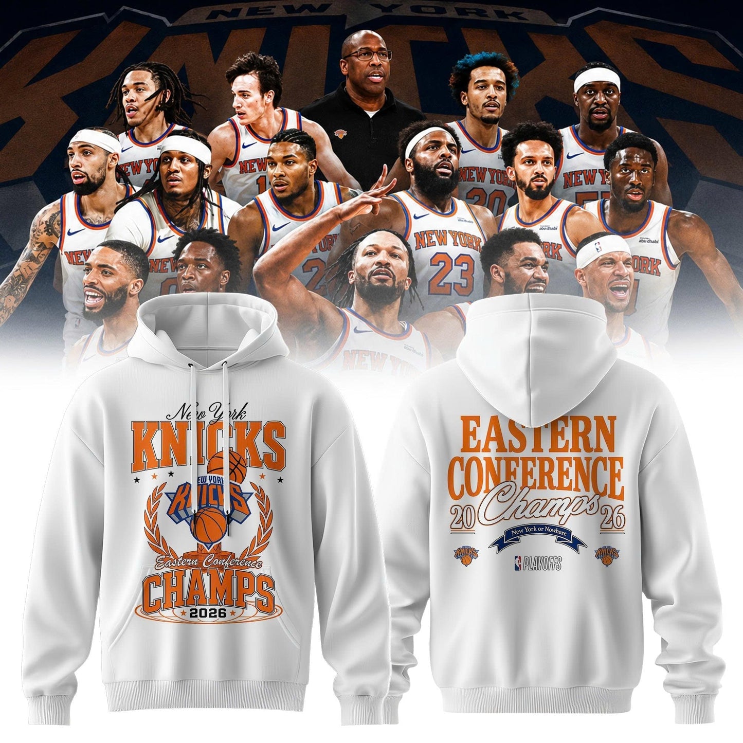 New York Knicks Eastern Conference Champions Hoodie