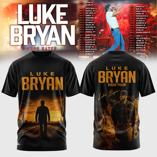 LUKE BRYAN 2026 TOUR MERCH – COUNTRY NIGHTS TEE