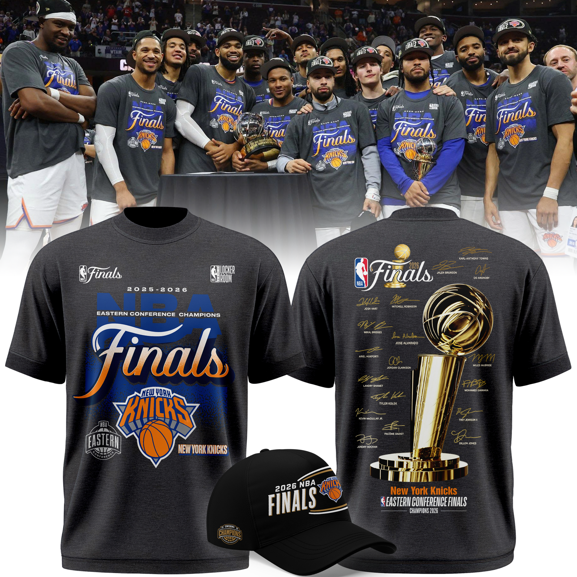 New York Knicks 2026 Eastern Conference Champions T-shirt