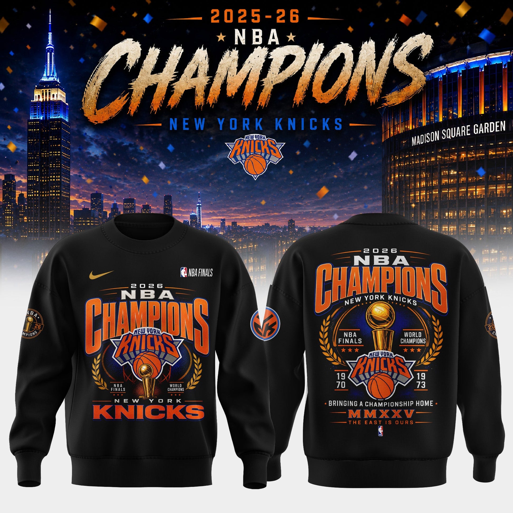_New York Knick 2026  Champions Sweater