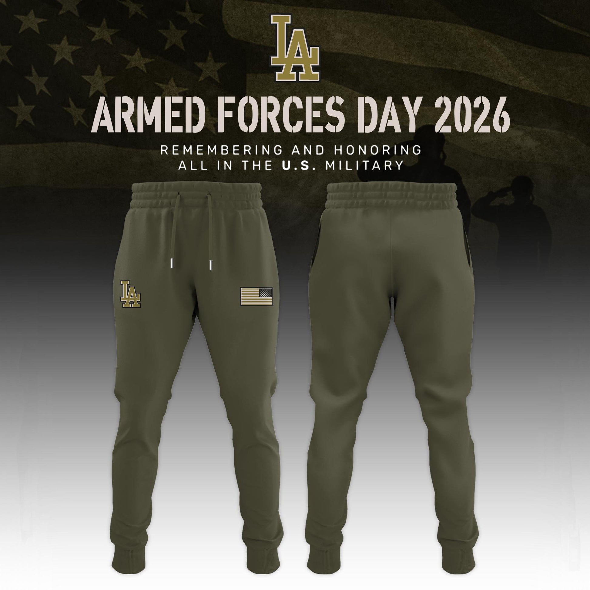 Los Angeles Dodgers 2026 Armed Forces Day Limited Edition T-shirt