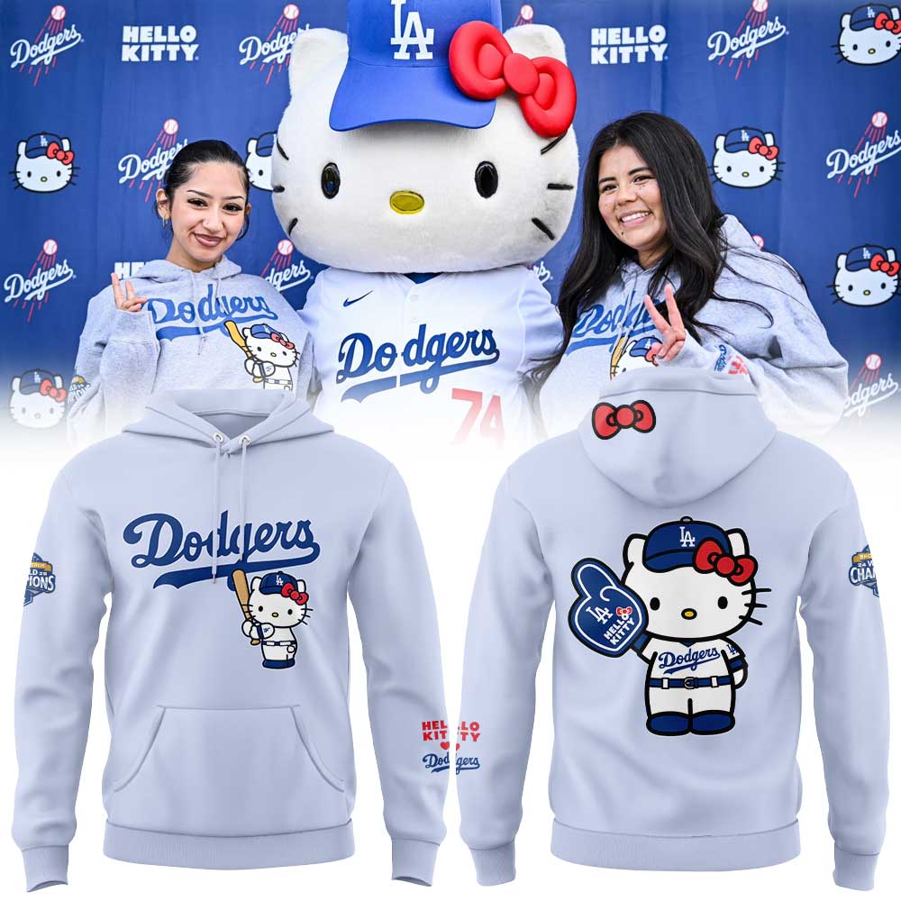 Los Angeles Dodgers. Hello Kitty 2026 Limited Edition Hoodie