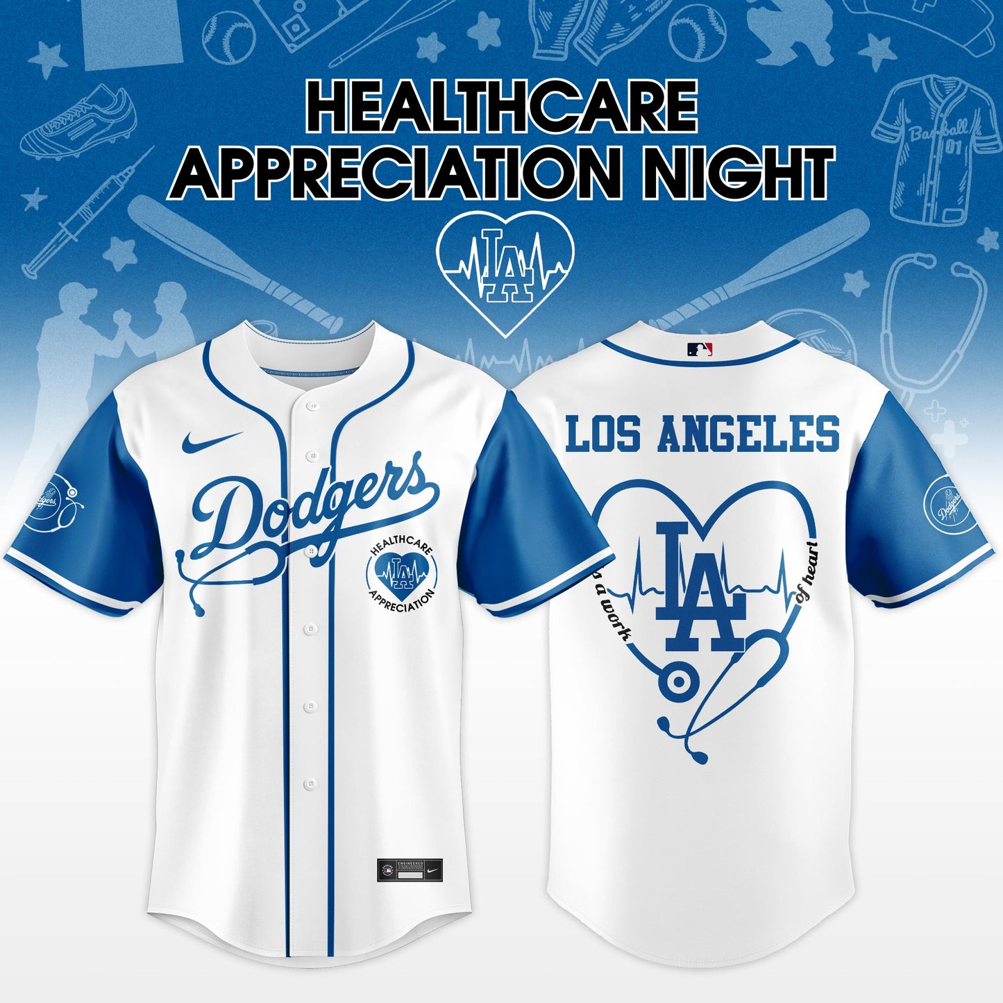 Los Angeles Dodgers Healthcare Appreciation Night 2026 Jersey