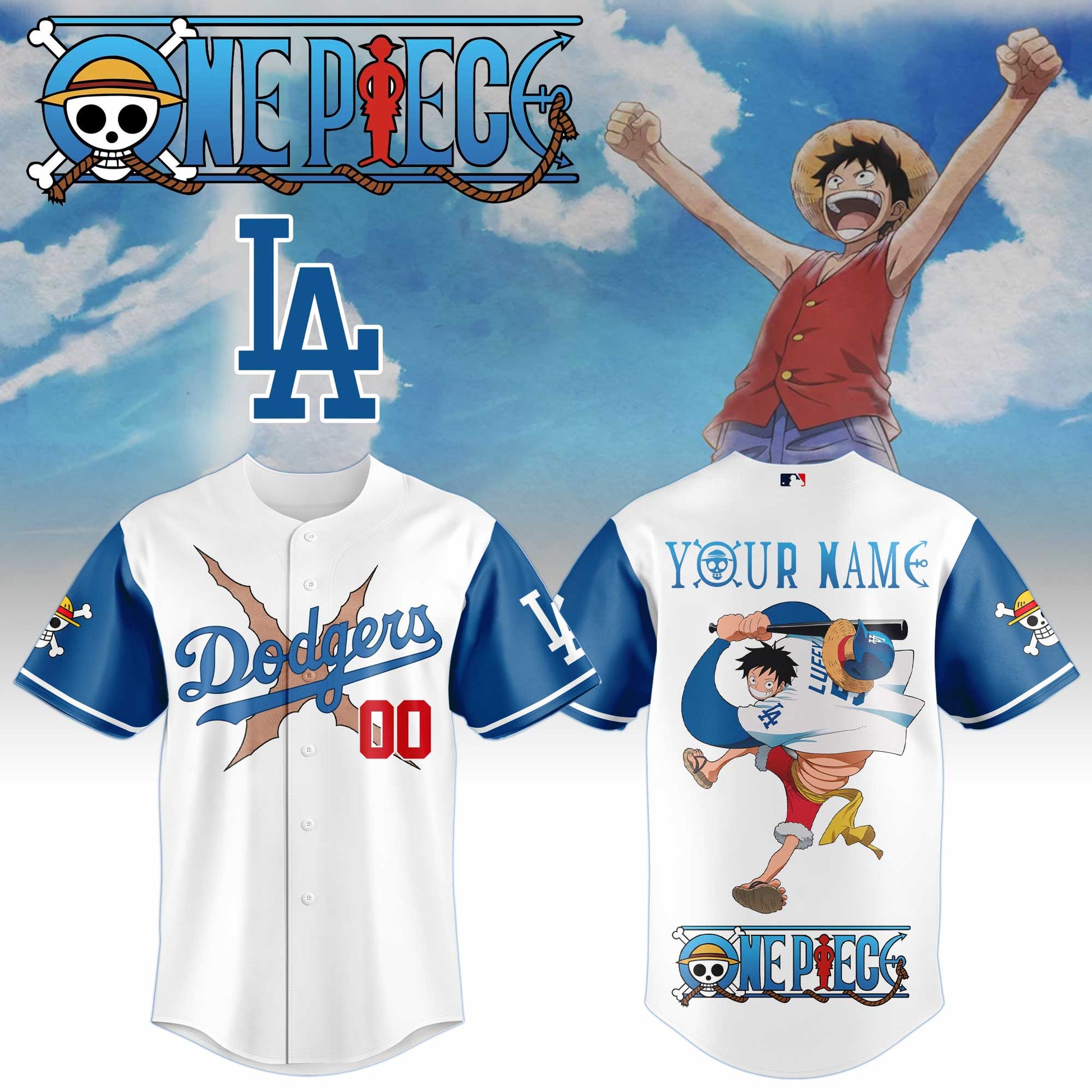 Los Angeles Dodgers 2026 One Piece Night Jersey ⚾ 🏴‍☠️