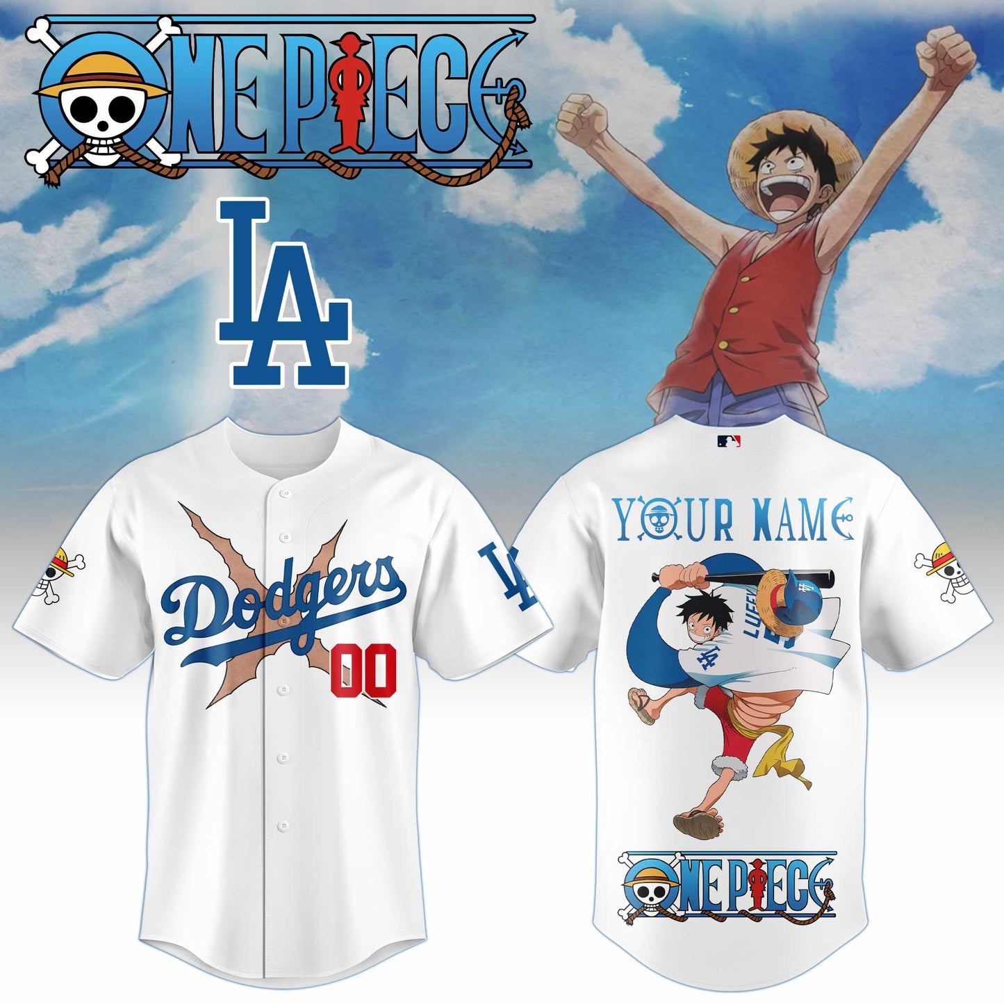Los Angeles Dodgers 2026 One Piece Night Jersey ⚾ 🏴‍☠️