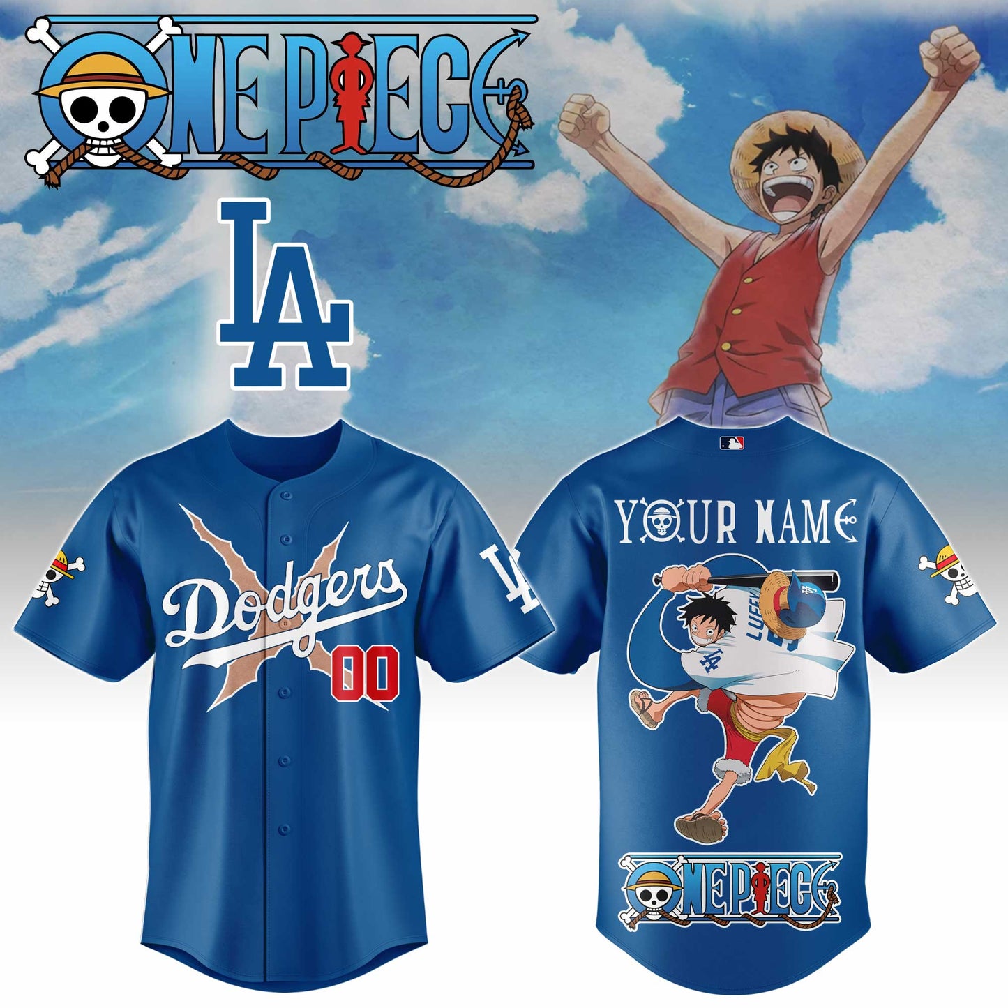 Los Angeles Dodgers 2026 One Piece Night Jersey ⚾ 🏴‍☠️