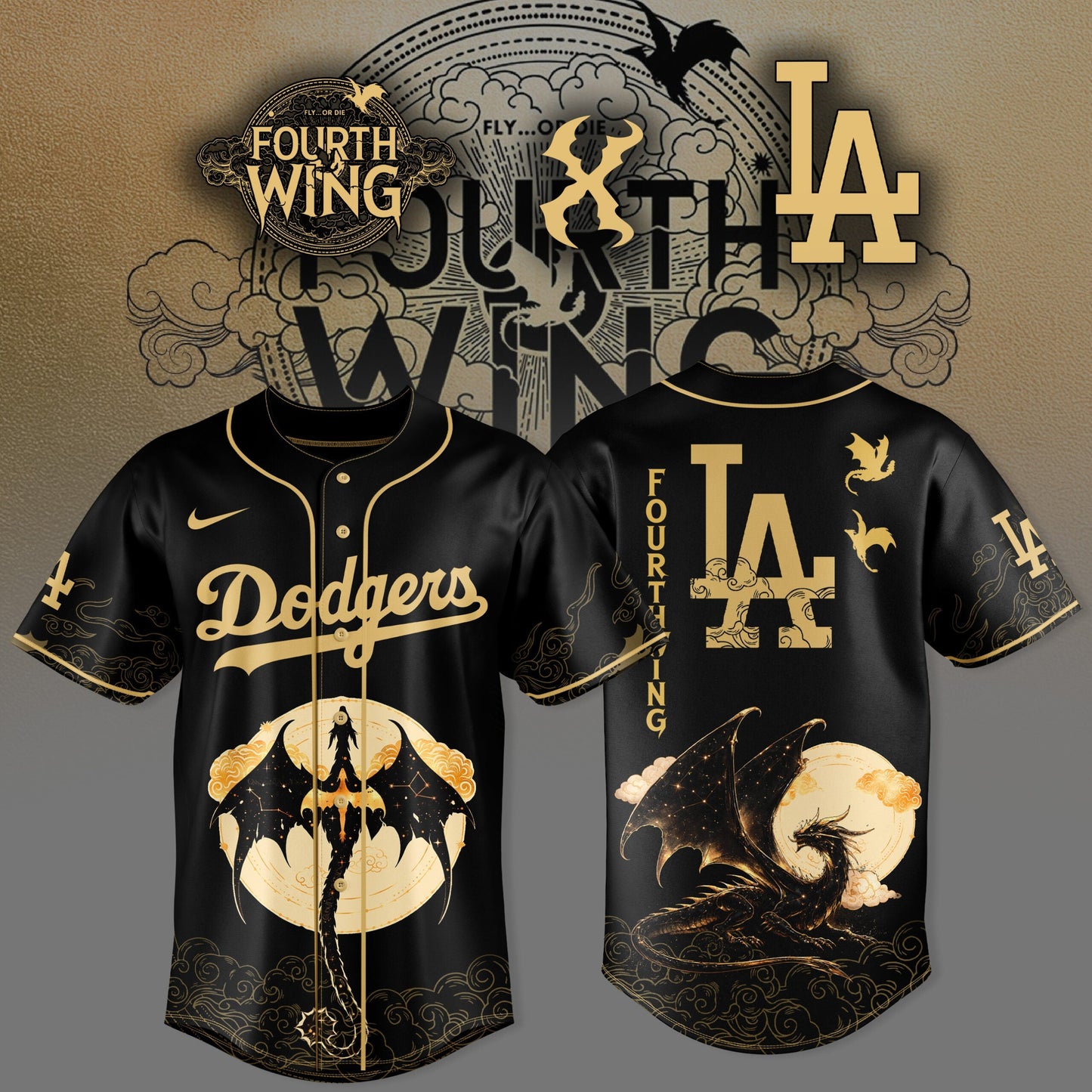 Los Angeles Dodgers x Fourth Wing 2026 Edition Jersey