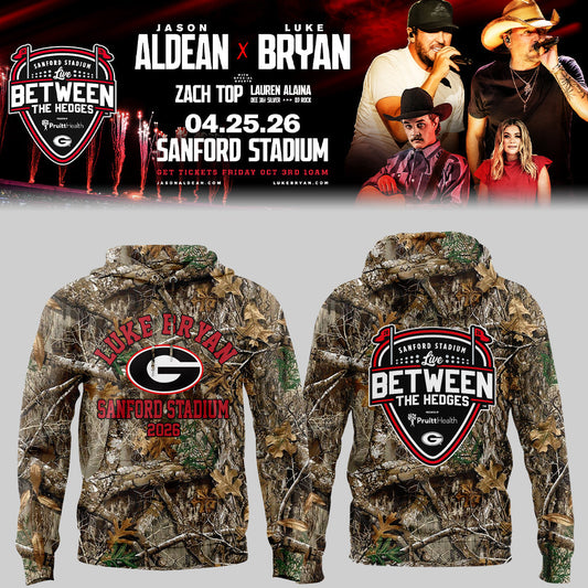 Limited Edition LB “Live Between The Hedges” At Sanford Stadium Hoodie-ND04222630