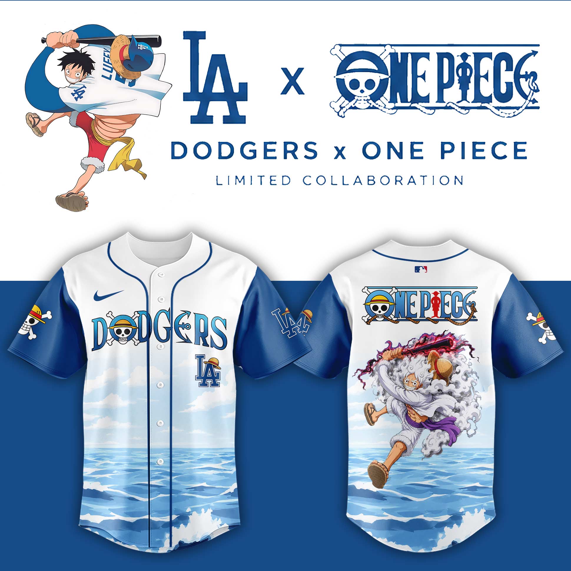 Los Angeles Dodgers 2026 One Piece Night Jersey ⚾ 🏴‍☠️
