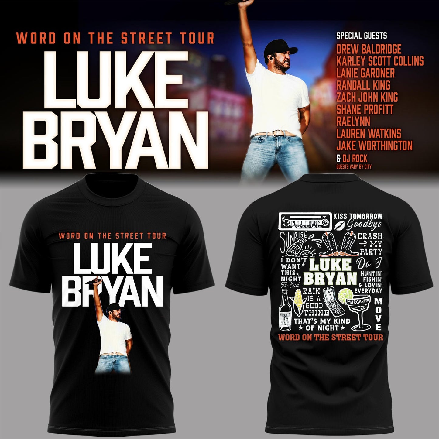 LB “Word On The Street Tour” 🎤🤠 Shirt