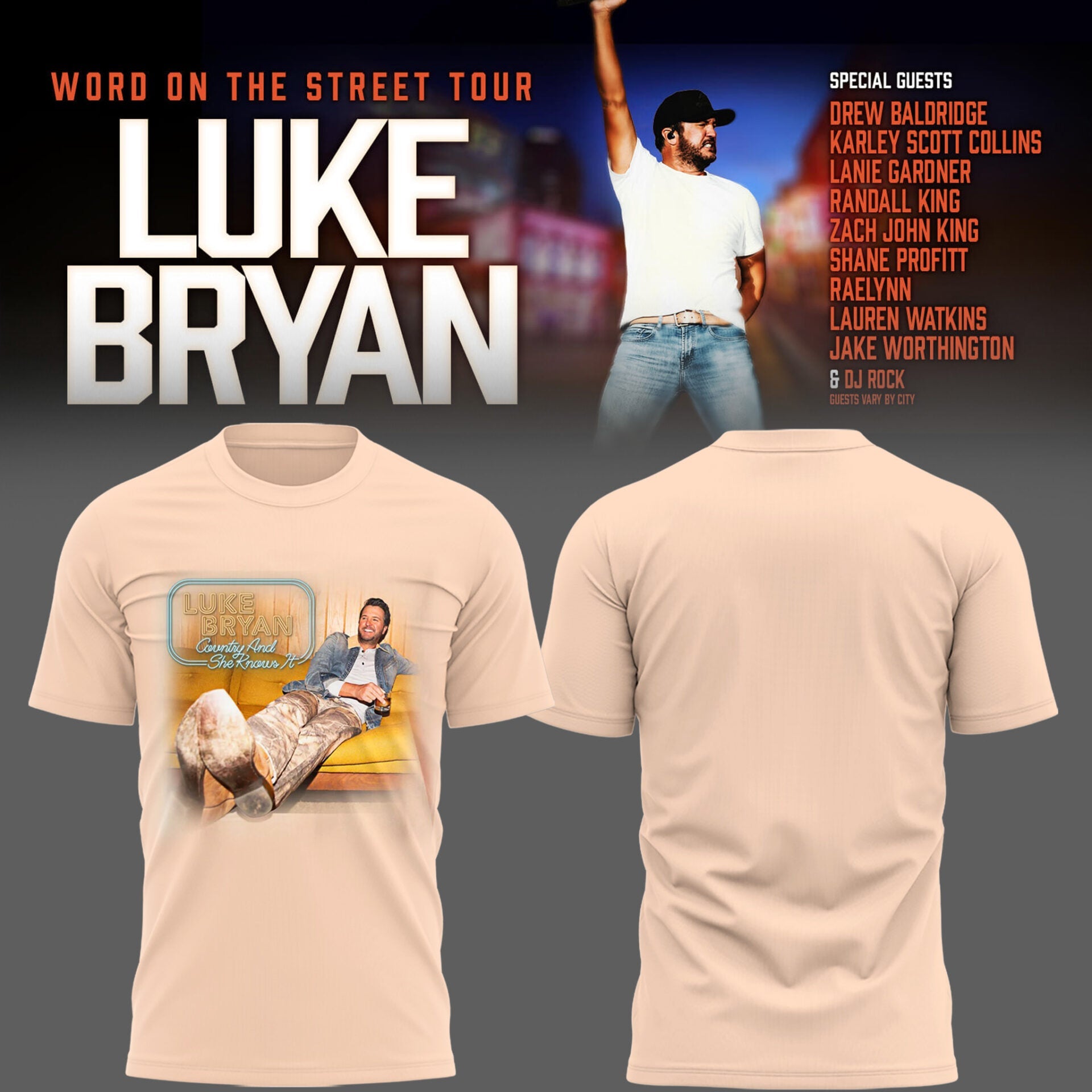 LB “Word On The Street Tour” 🎤🤠 Shirt