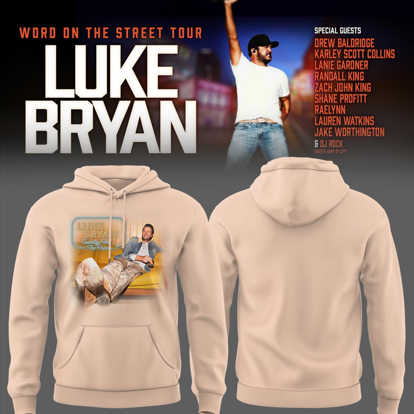 LB “Word On The Street Tour” 🎤🤠 Hoodie