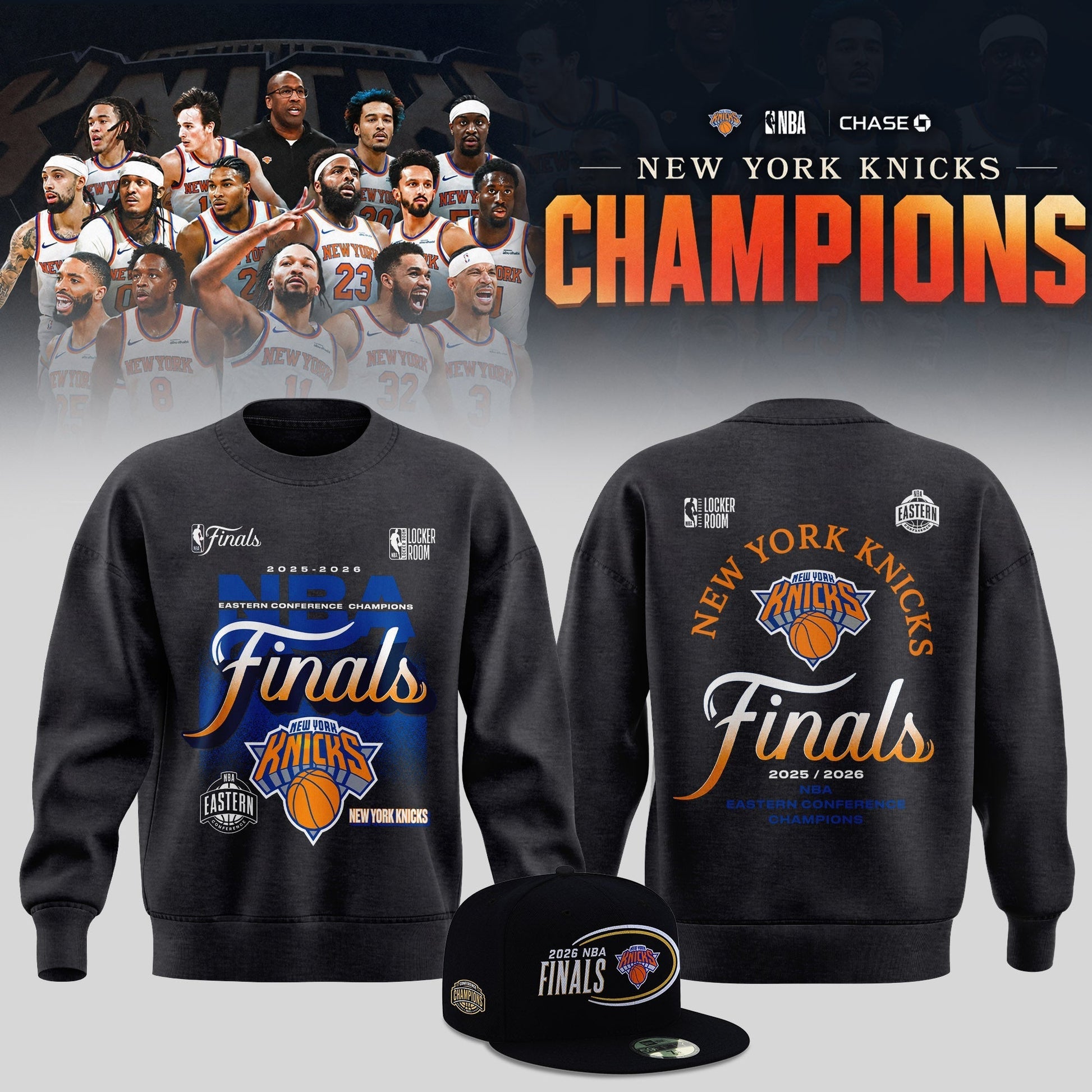 New York Knicks  Eastern Conference Champions Sweater
