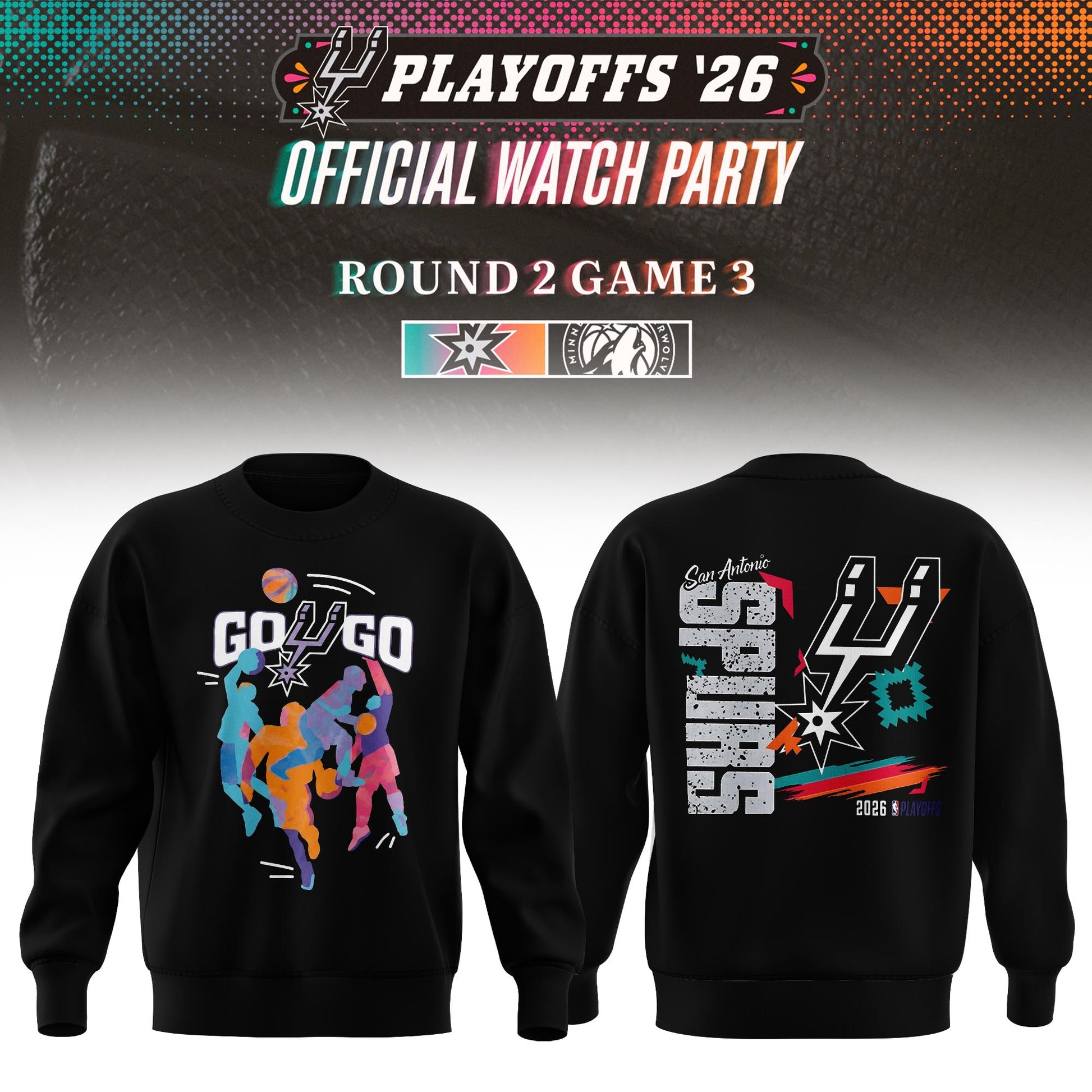 .2026 Game3 San Antonio Spurs Playoffs Sweater
