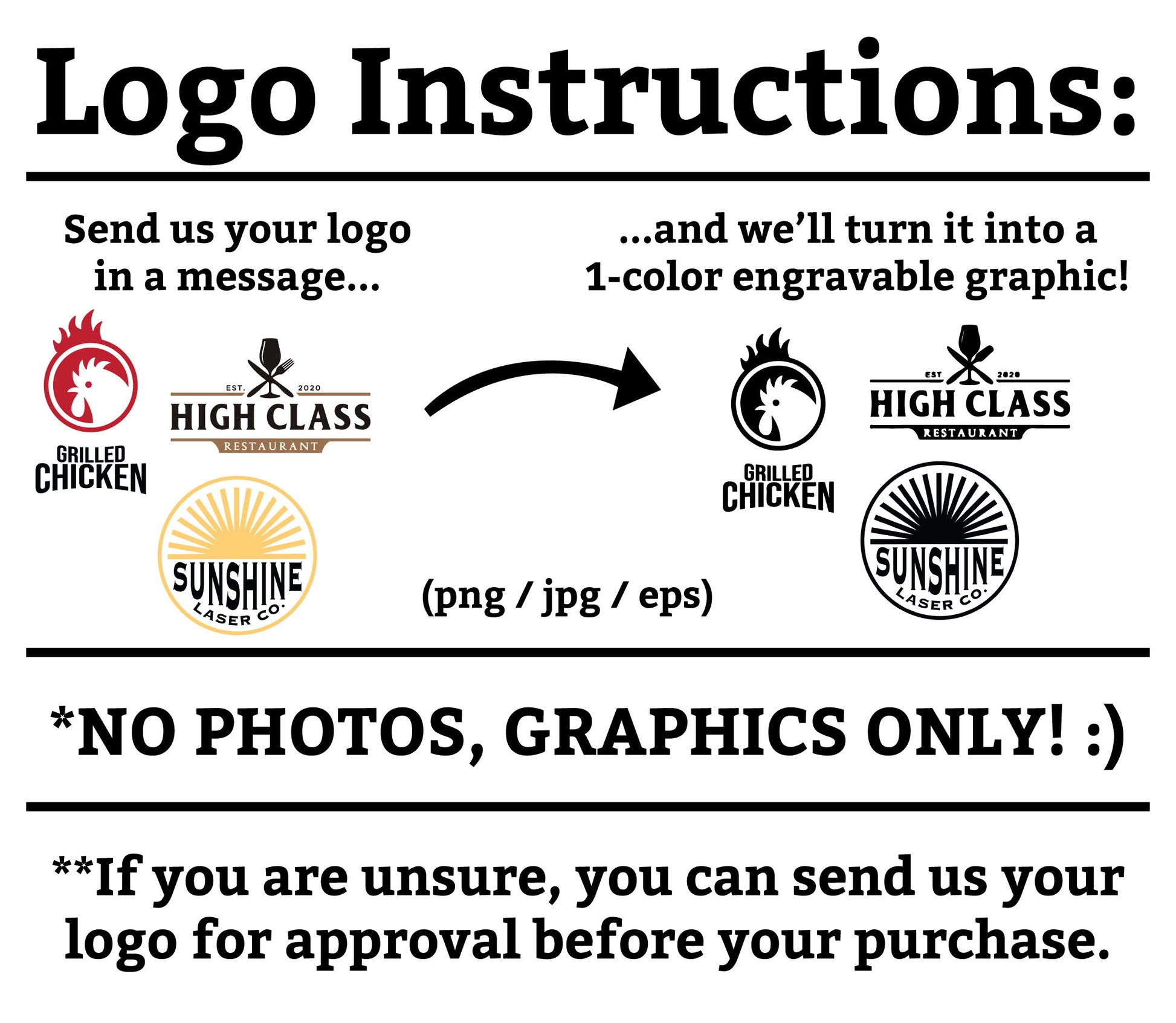 Custom Logo Bottle Opener, Laser Engraved Beer Openers With Your Graphic, Send Us Your Design
