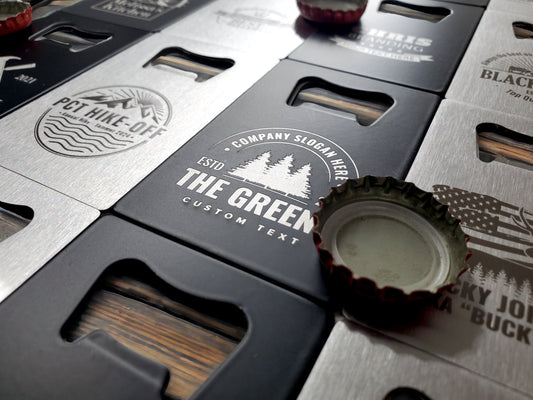 Custom Logo Bottle Opener, Laser Engraved Beer Openers With Your Graphic, Send Us Your Design