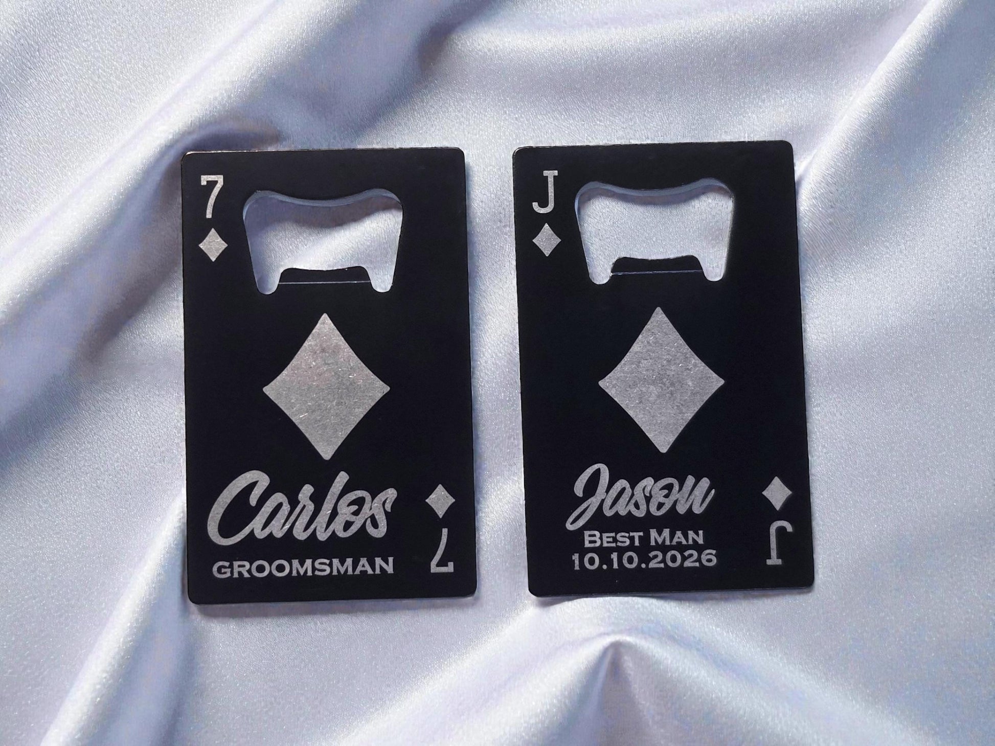 Magnetic Bottle Opener For Him, Playing Card Magnet Beer Openers, Custom Poker Player Gifts