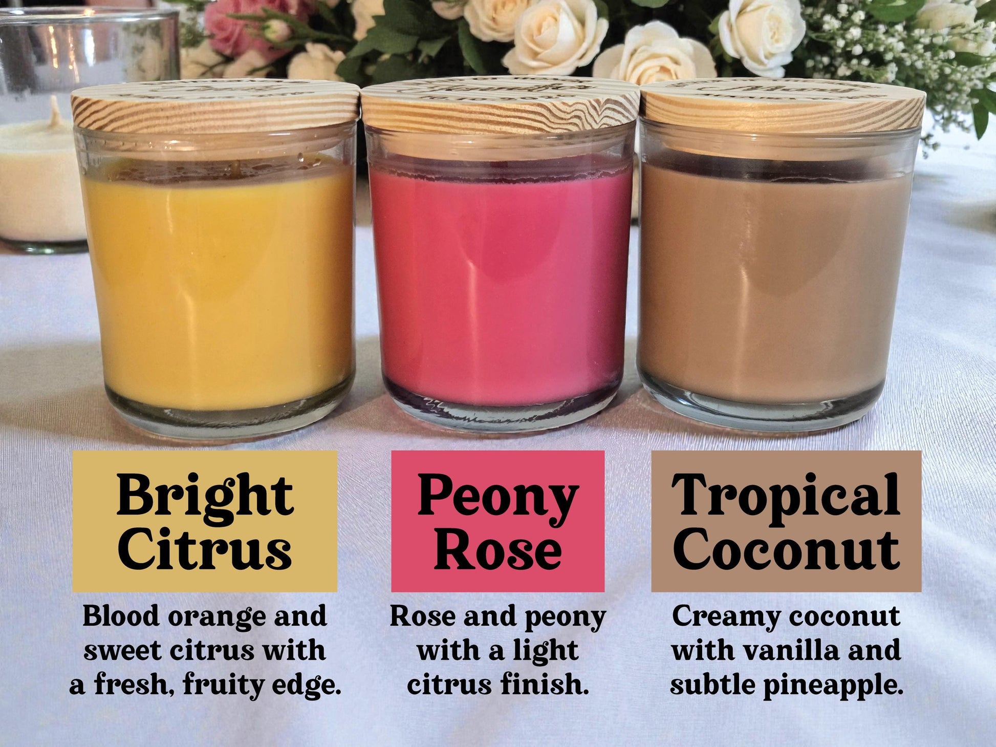 Mom Candle, Personalized Gifts For Moms, Custom Engraved Wood Lid, Unique Birthday Or Thank You Gift For Her, 14oz Large Glass Candle