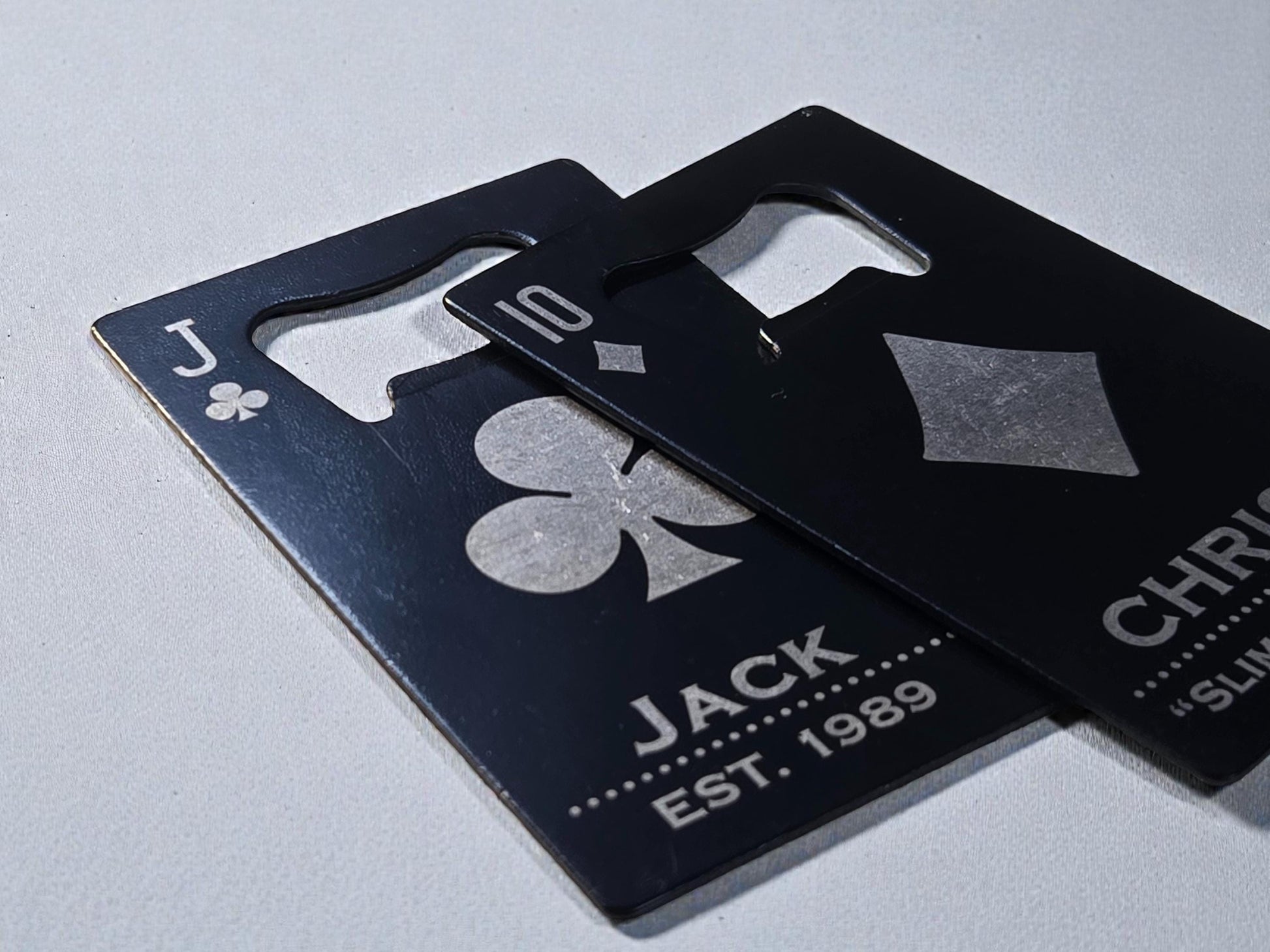 Magnetic Playing Card Bottle Opener, Magnet Beer Openers For Him, Personalized Poker Player Gifts