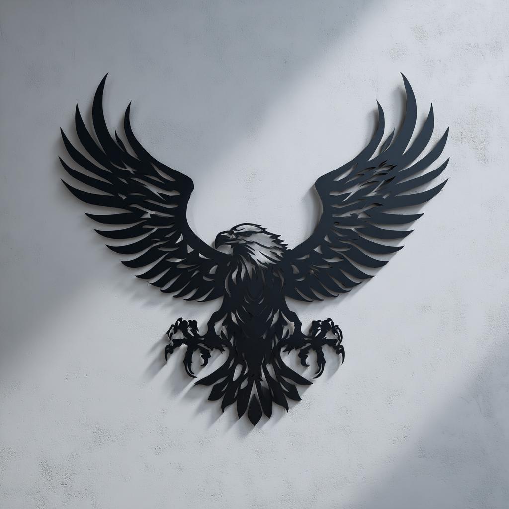 Majestic Eagle Metal Wall Art, Rustic Wildlife Decor