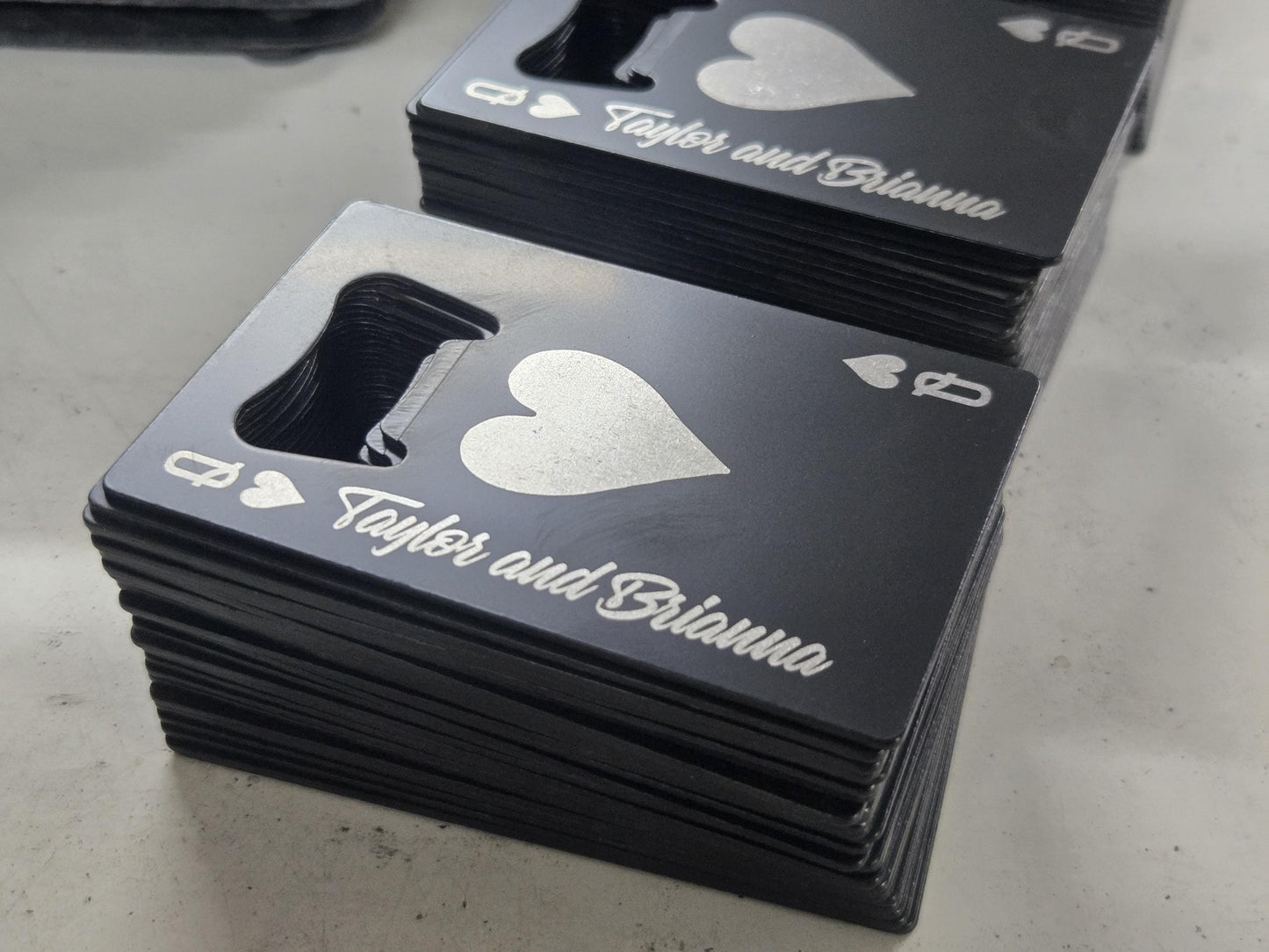 Magnetic Wedding Favors, Personalized Playing Card Magnet Bottle Openers, Custom Bulk Wedding Guest Favor