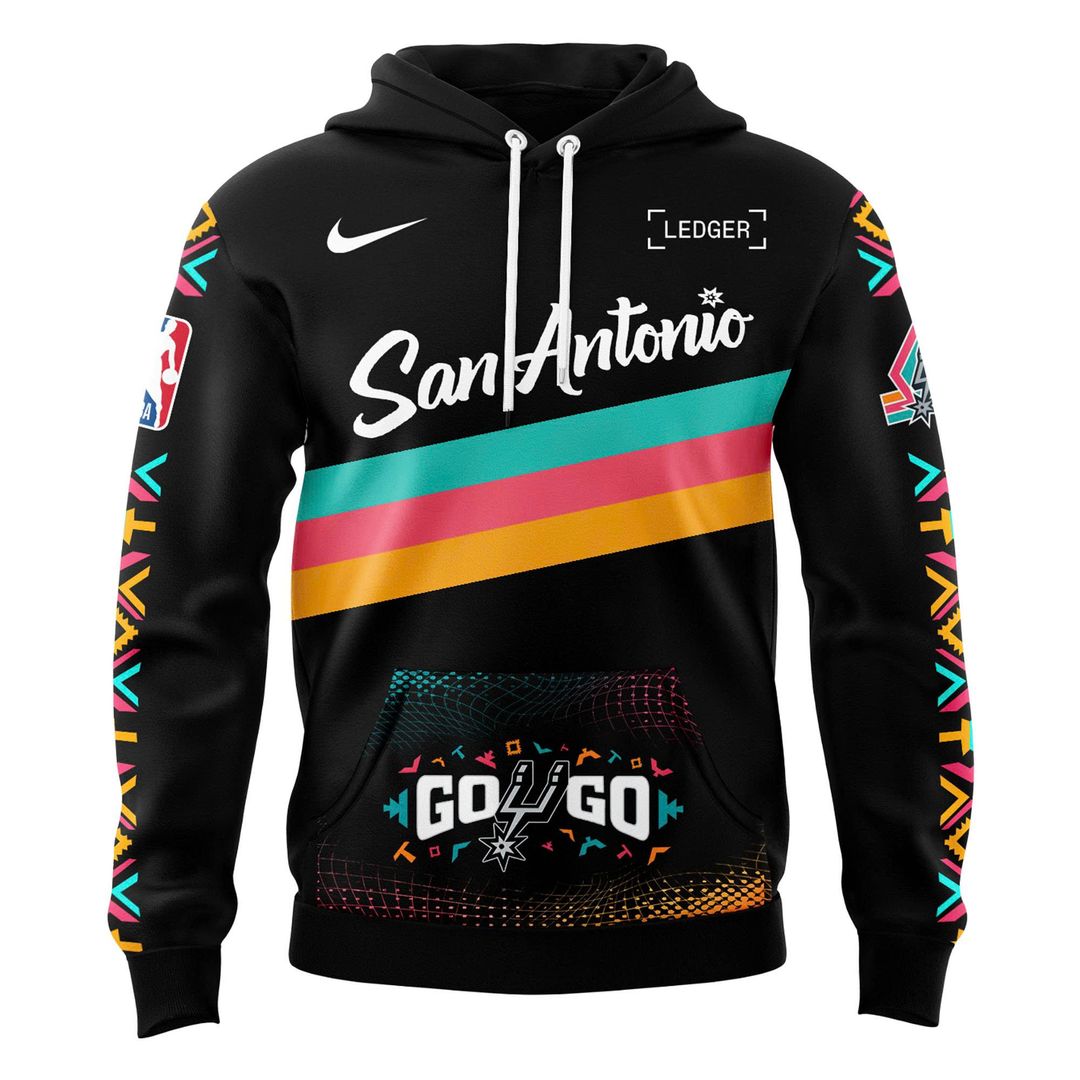 San Antonio Spurs Stadium 2026 Playoff "Go Go" Hoodie