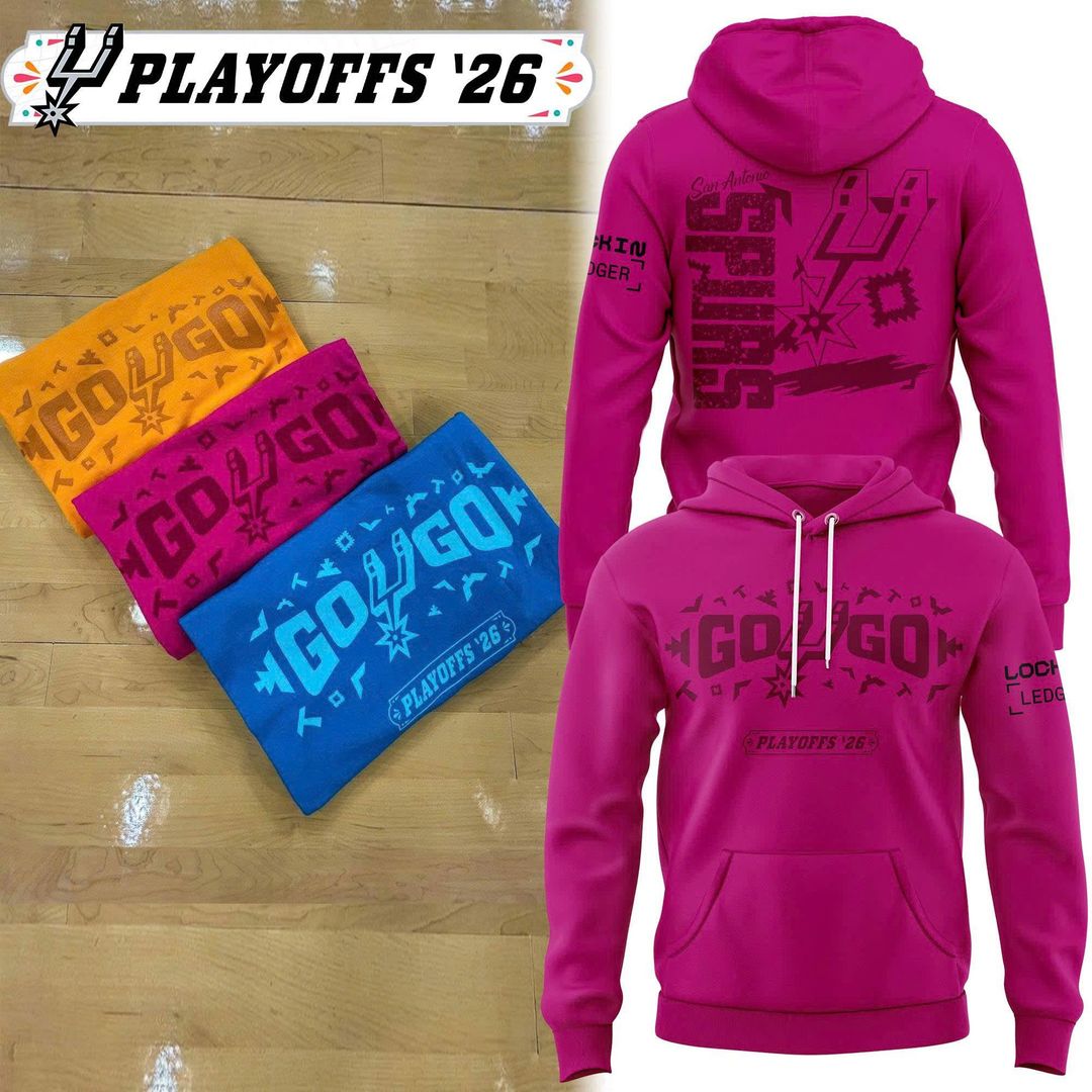Spurs Stadium 2026 Playoff Hoodie - Pink