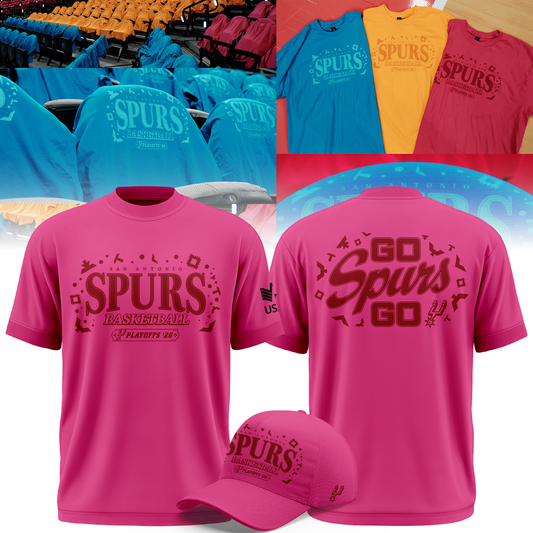San Antonio Spurs 2026 NBA Playoffs T-Shirt - Round 2