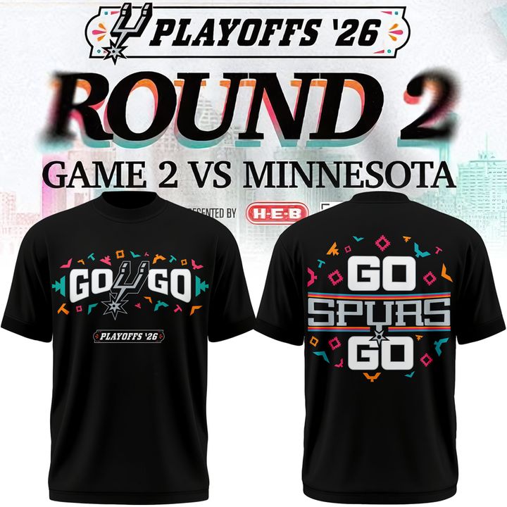 San Antonio Spurs 2026 Playoffs T-Shirt - Round 2 Game2