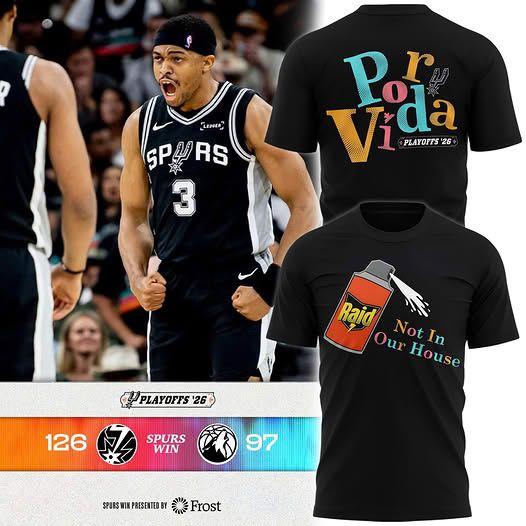 San Antonio Spurs 2026 Playoffs "Por Vida" Shirt - Round 2 -Game 5(v5)