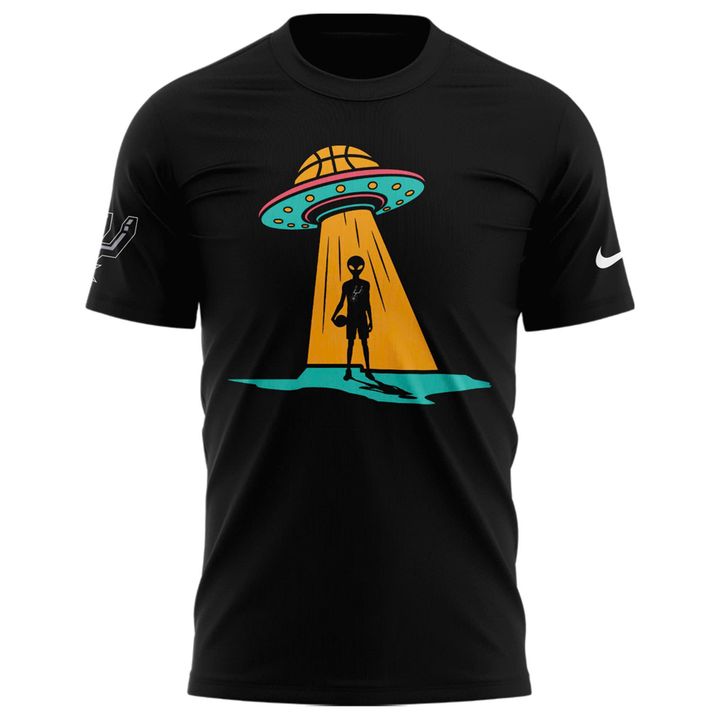 San Antonio Spurs Fiesta Alien Landing Tee