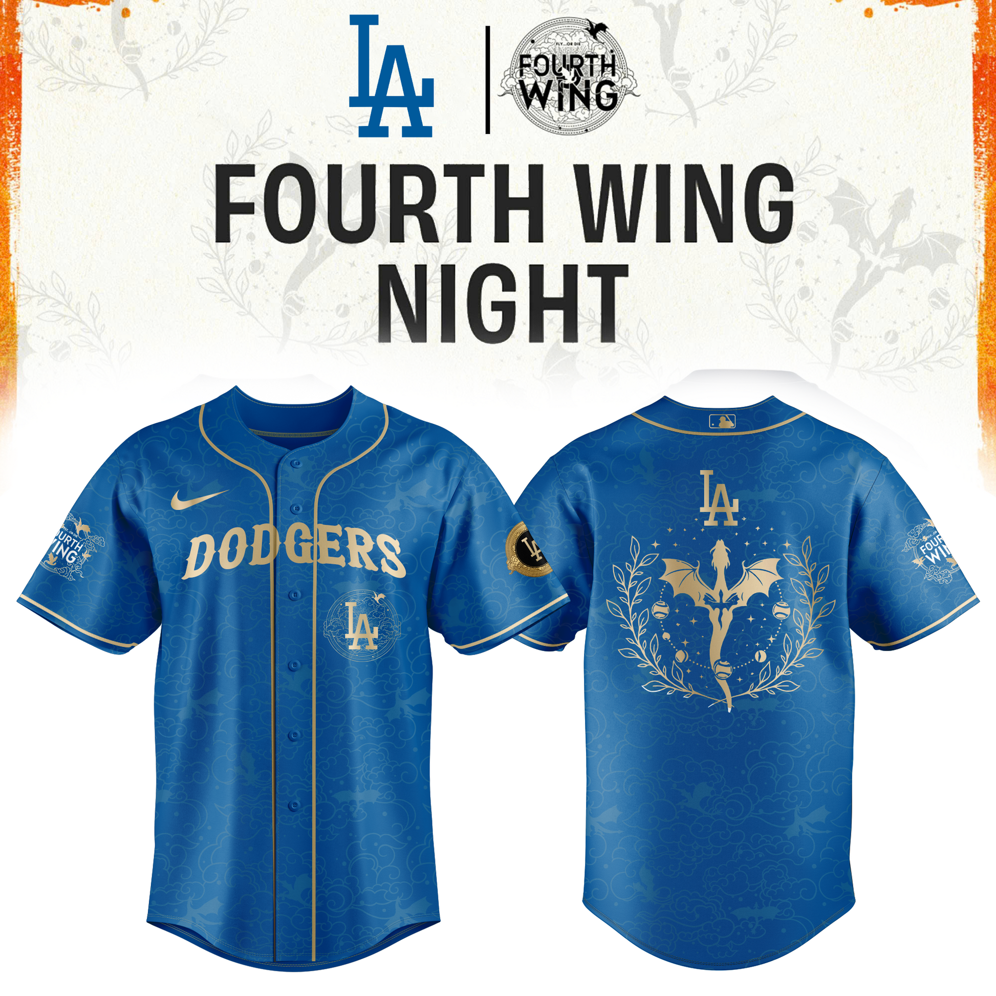 Los Angeles Dodgers Fourth Wings Night Limited Edition Jersey| Cap | Jogger