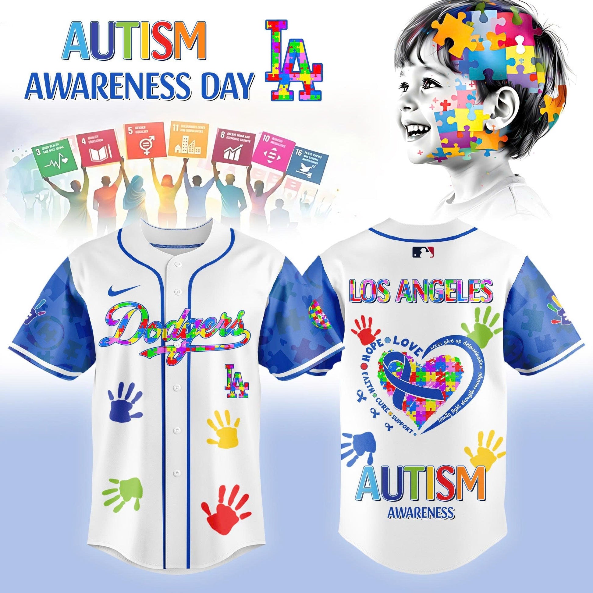 Los Angeles Dodgers x Autism Awareness 2026 Limited Edition Jersey