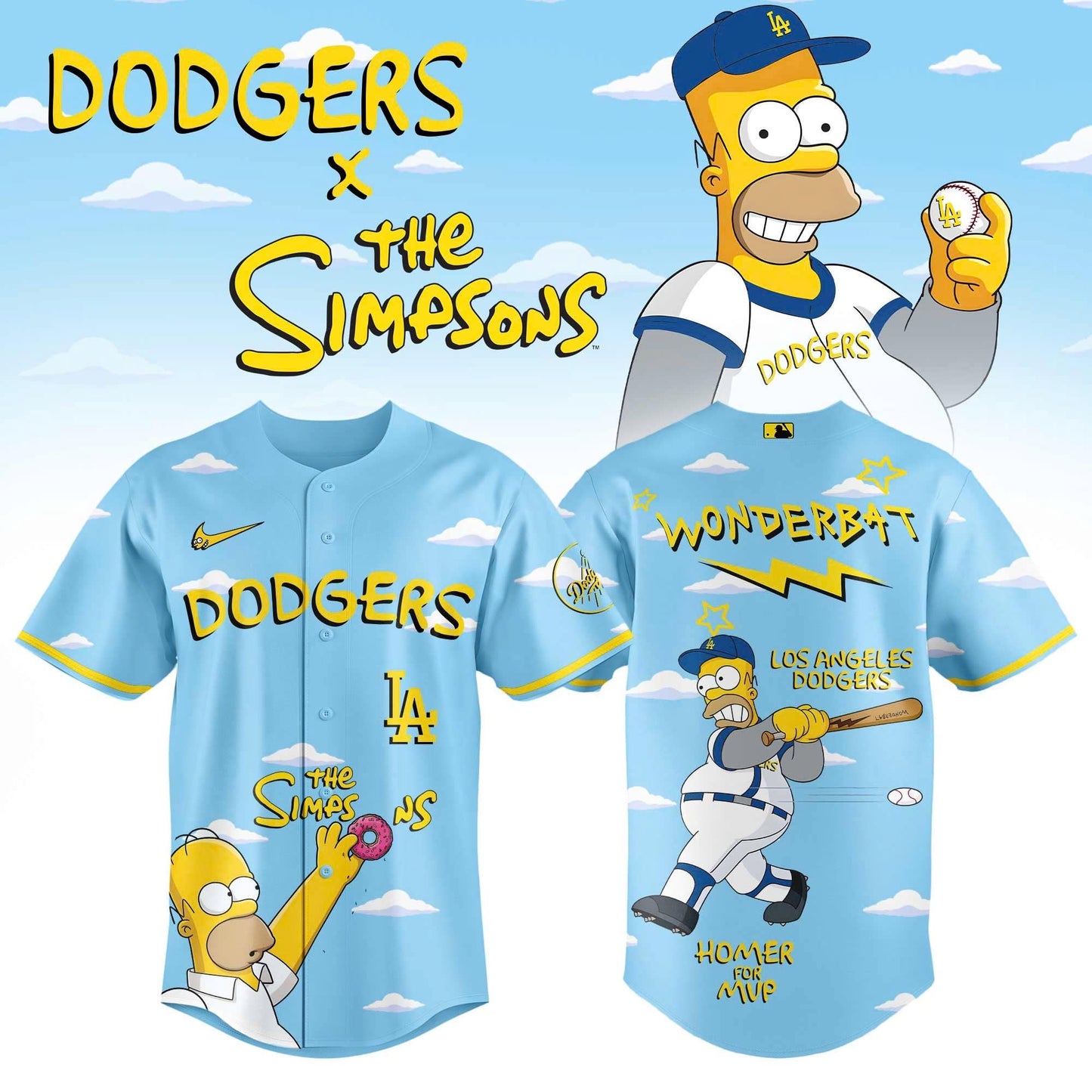 Los Angeles Dodgers x The Simpson 2026 Limited Editions Jersey