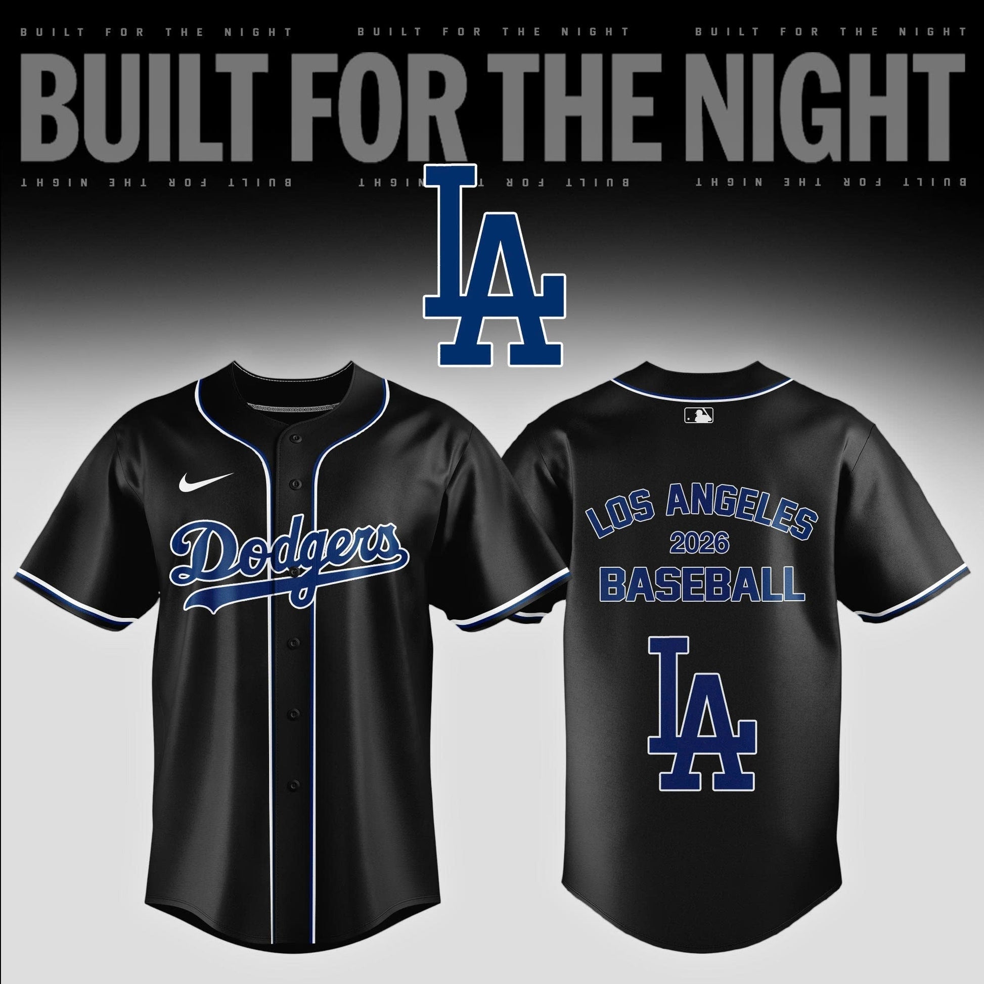 Los Angeles Dodgers 2026 Fashion Black Out Limited Edition Jersey