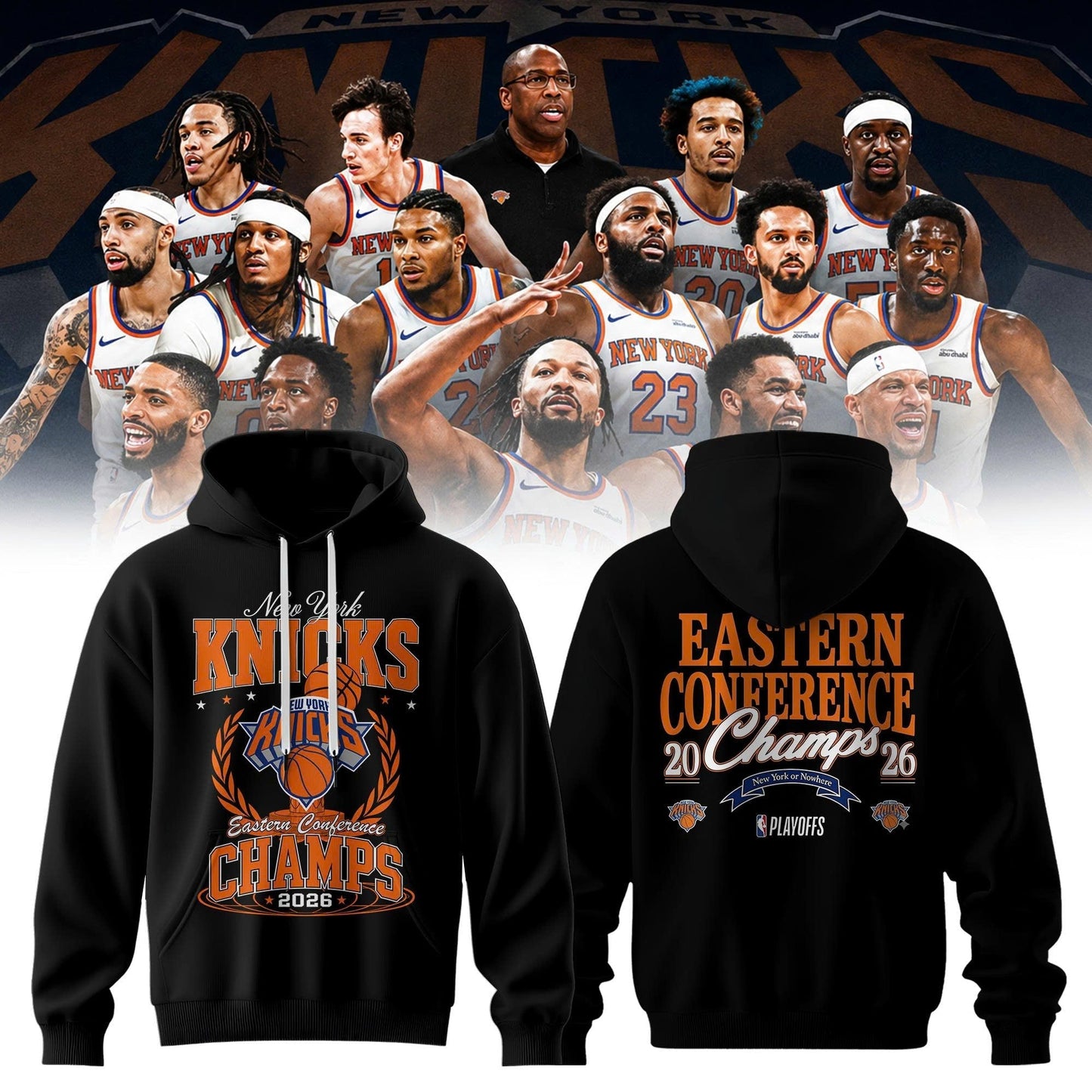 New York Knicks Eastern Conference Champions Hoodie