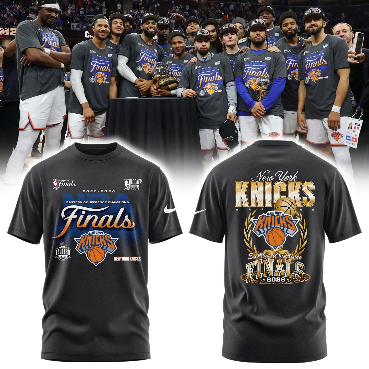 New York Knicks 2026 Eastern Conference Champions T-shirt